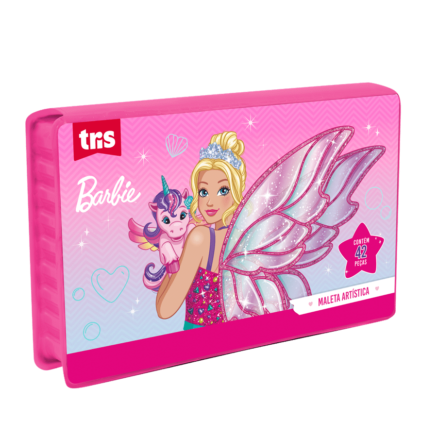 Kit Maleta Artistica C 42 UN Barbie Tris