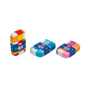 Borracha Cube - Cores Sortidas - CX Display C/24 un