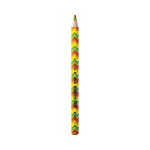Lápis De Cor Jumbo Rainbow - Mina Multicolorida Neon - Pote C/24 UN - Tris