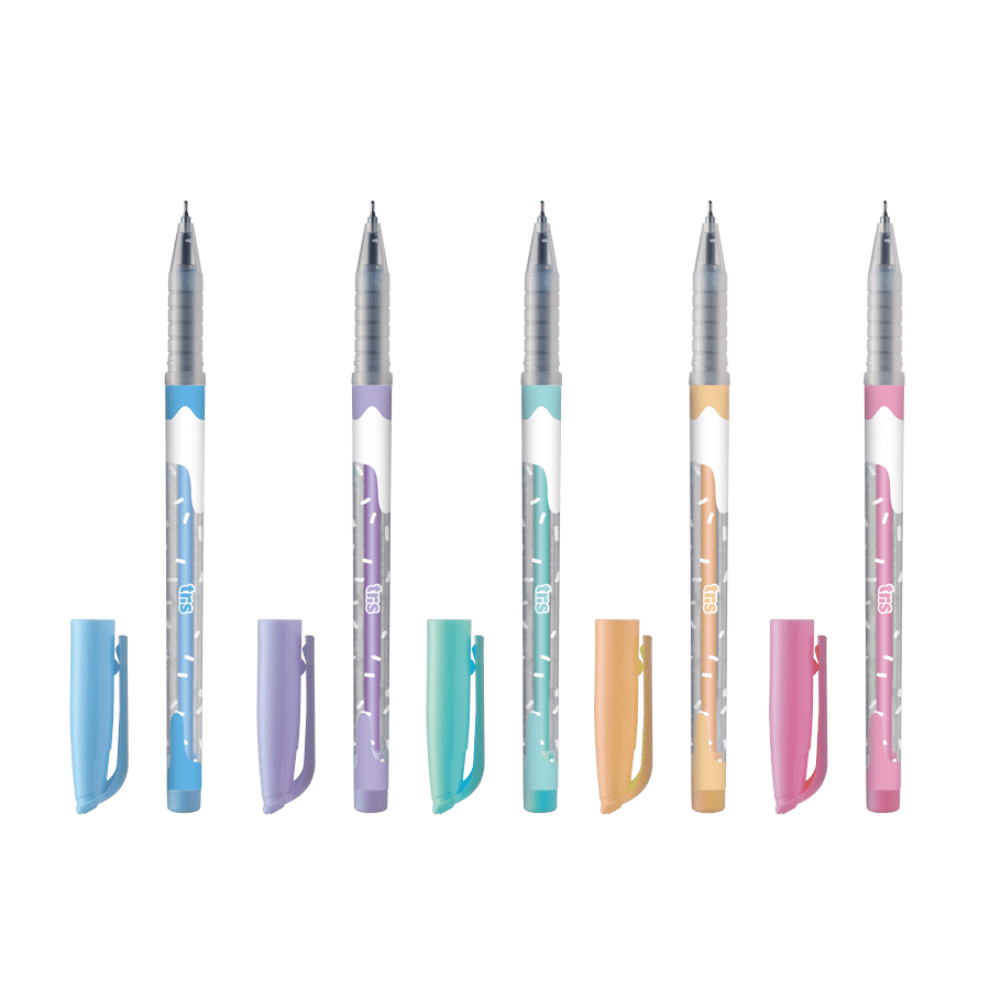 Caneta Esferográfica Candy Holic Docinhos - Cores Sortidas - 0.7mm - Pote C/30 un - Tris - Imagem 3