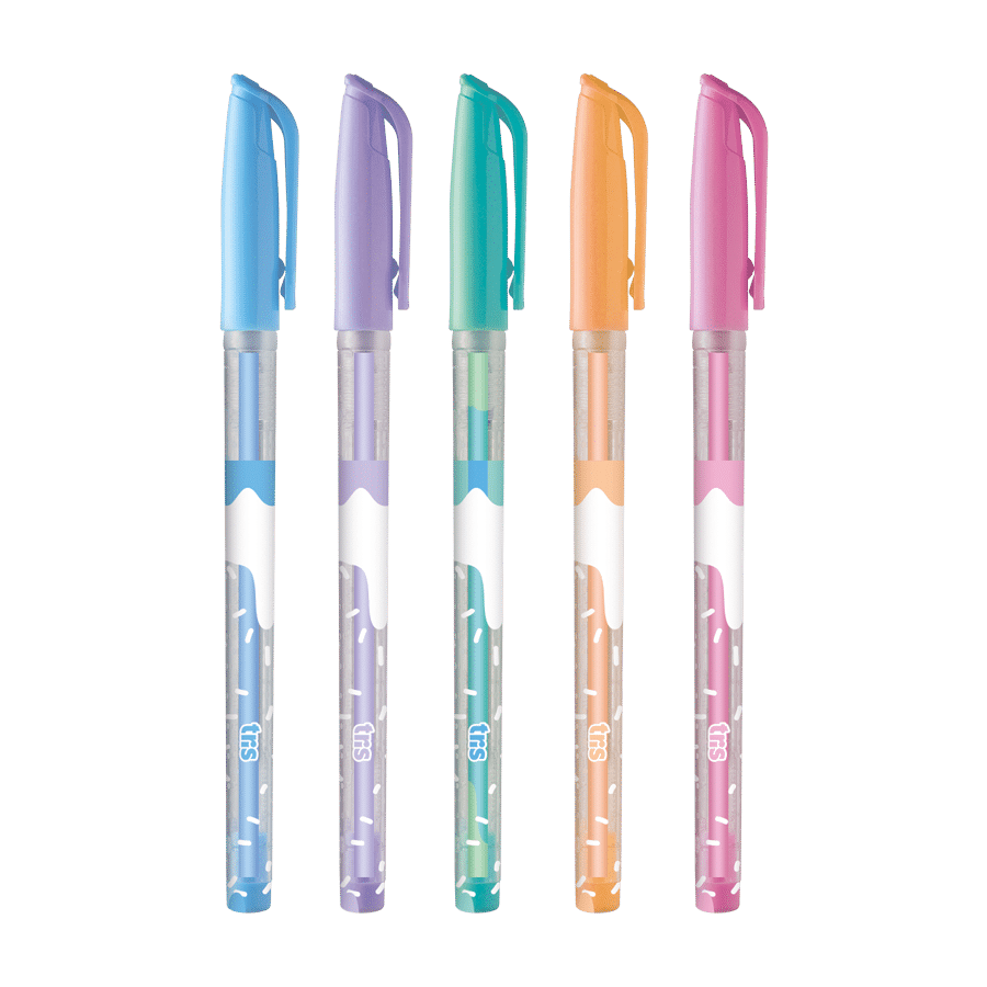 Caneta Esferográfica Candy Holic Docinhos - Cores Sortidas - 0.7mm - Pote C/30 un - Tris - Imagem 2