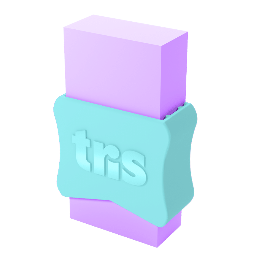Borracha School - Pastel - Cores Sortidas - Cartela C/2 un - Tris - Imagem 3