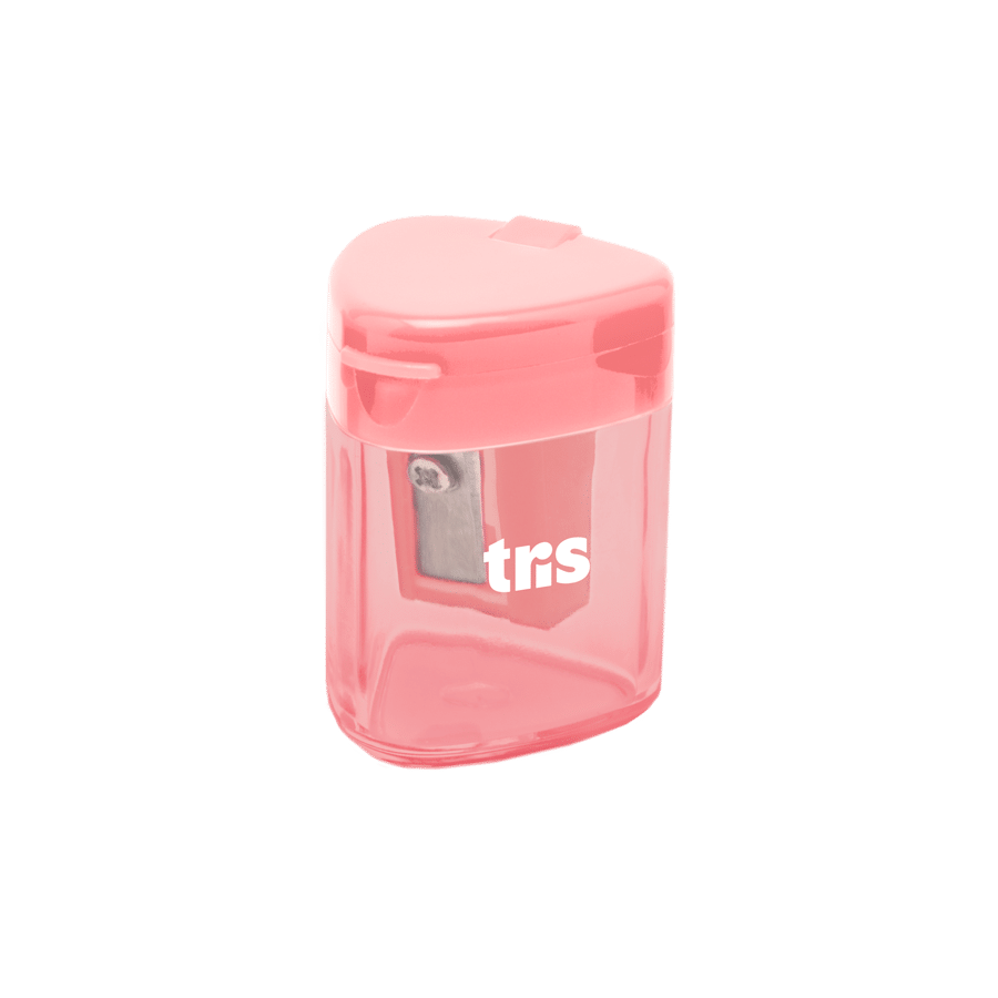 Kit Candy - Apontador Com Depósito Su263 + Borracha - Rosa - Cart C/2 Un - Tris - Imagem 2