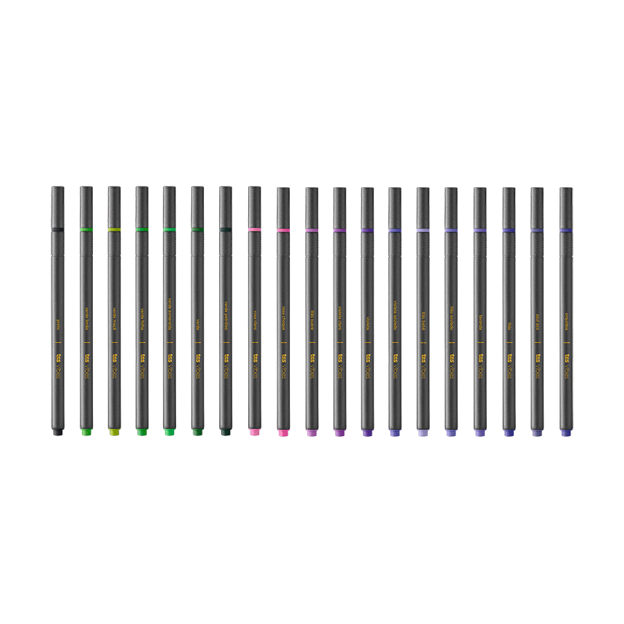 Caneta Superfina Vibes - Study Primavera - 19 Cores - Tris - Imagem 2