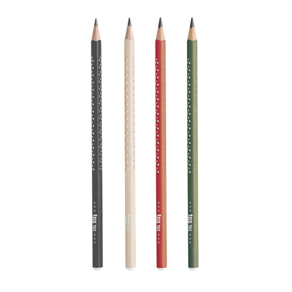 Lápis Grafite Trio Vintage - HB - Cartela C/4 un - Tris - Imagem 2