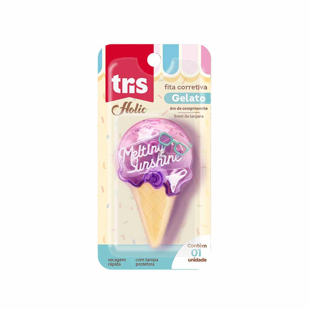 Fita Corretiva Gelato Holic Docinhos - 6m X 5mm Cartela C/ 1un - Tris - Imagem 2