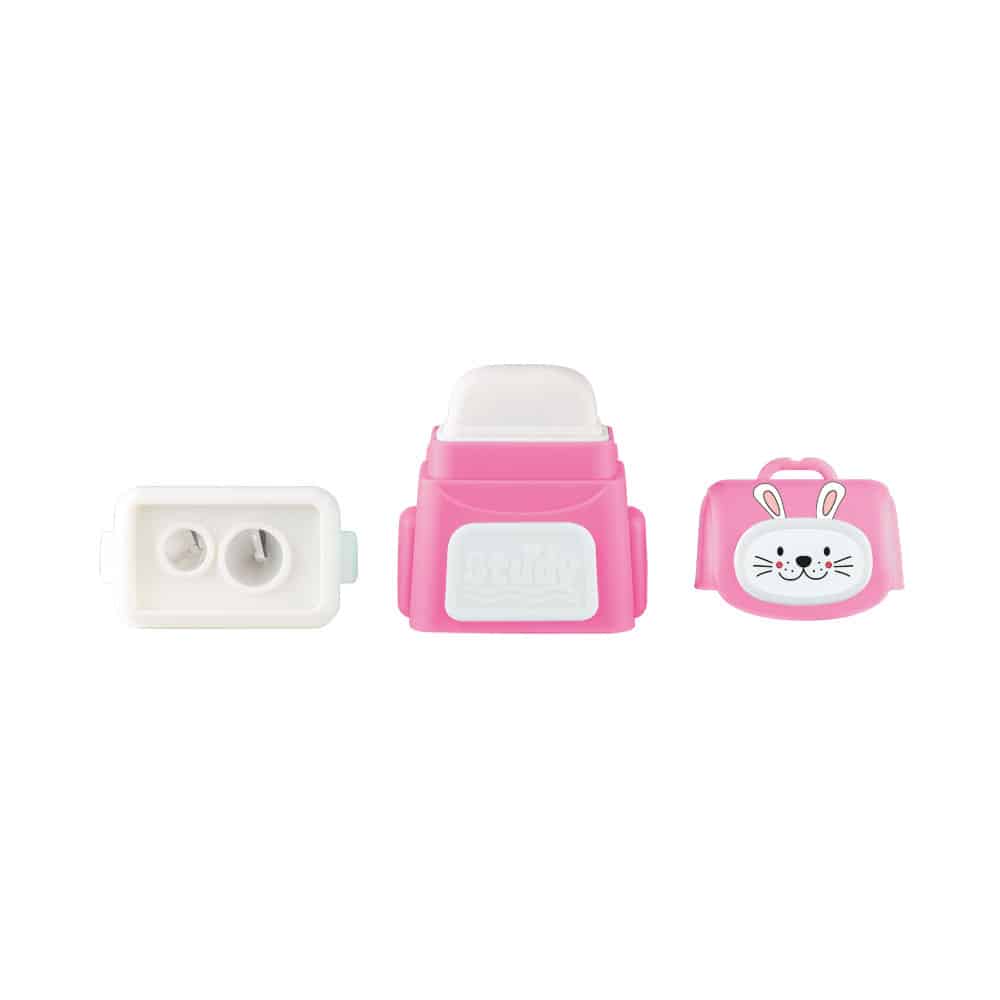 Apontador Duplo com Borracha Mochila - Cores Sortidas - Display C/16 un -Tris - Imagem 5