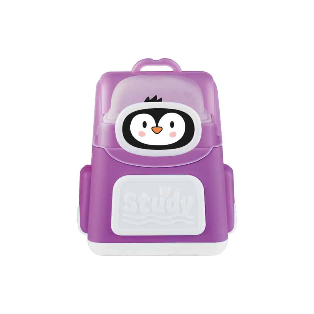Apontador Duplo com Borracha Mochila - Cores Sortidas - Display C/16 un -Tris - Imagem 2