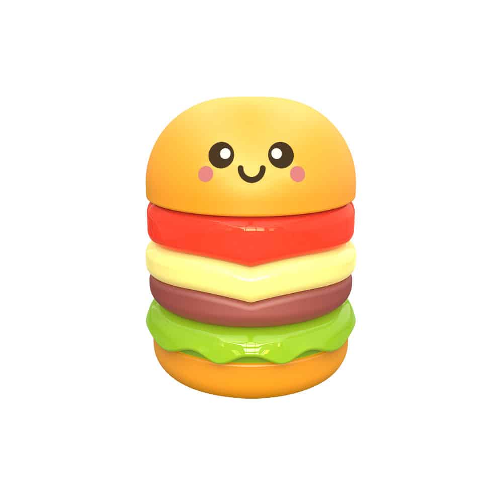 Apontador com Depósito + Borracha Lanches - Cores Sortidas - Display C/16 un - Tris - Imagem 2