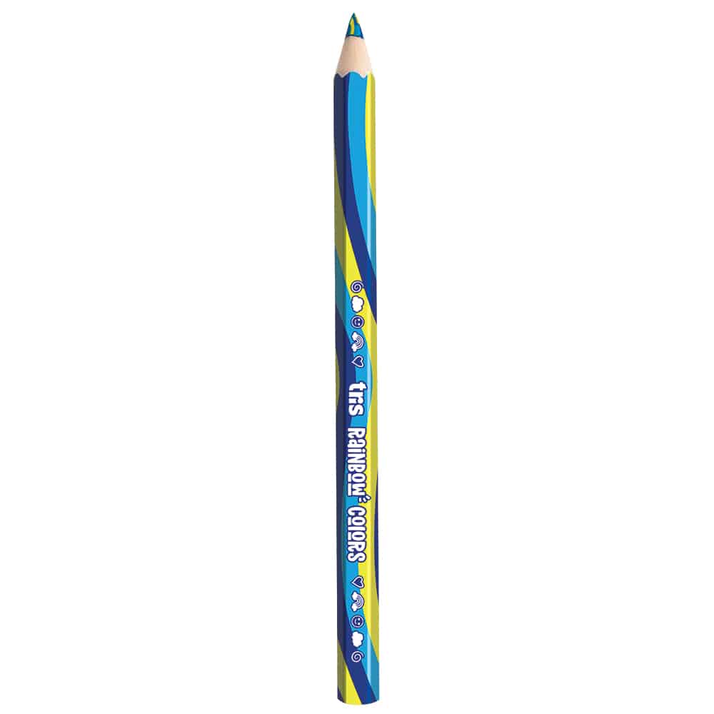 Lápis de Cor Tamanho Jumbo Rainbow - Mina Multicolorida Colors - Pote C/24 un - Tris - Imagem 5