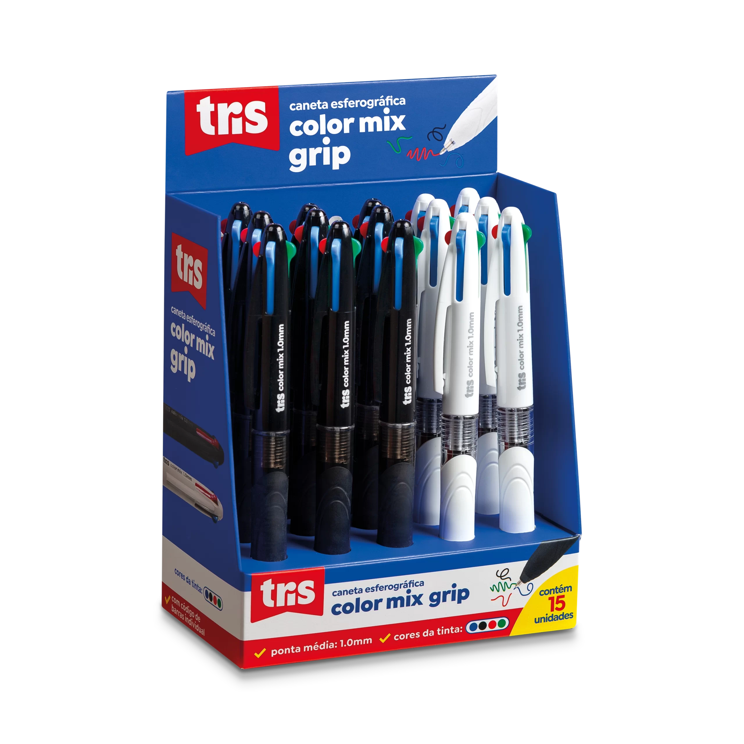 908346 Tris Caneta Colormix Grip Display 1000x1000
