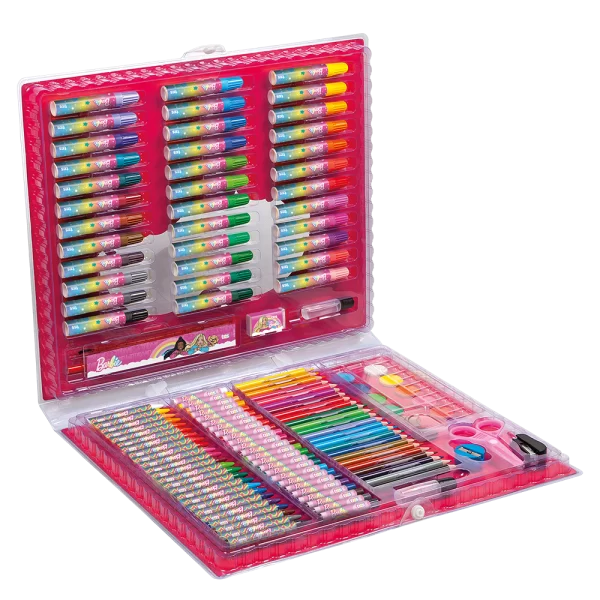 Kit Maleta Artistica – 150 peças – Barbie – Tris