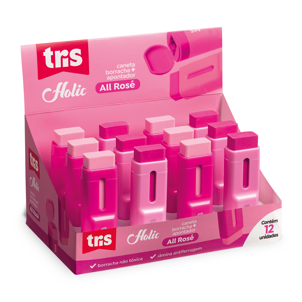 910547 tris all rose apontador borracha allrose display 1000x1000