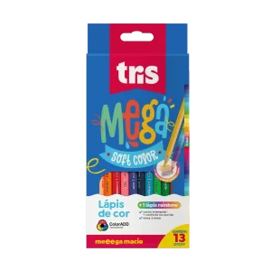 910936 tris mega lapis soft color rainbow 13un conjunto 1000x1000
