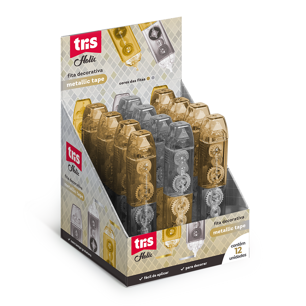 910998 tris holic fancy fita decorativa metallictape display 1000x1000